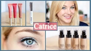 Neue CatriceProdukte I MakeupTest I Wimpern verlängern matte Foundation [upl. by Wrand]