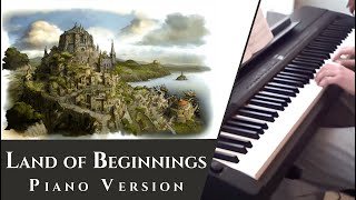 Land of Beginnings Caldisla Town Theme  Bravely Default Piano [upl. by Reina]