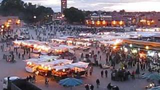 Jamaa el Fna Square in Marrakech Morocco [upl. by God]