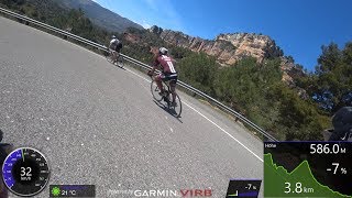 90 Minute Garmin Sunshine Indoor Cycling Trainer Workout Spain 4K [upl. by Nehcterg]