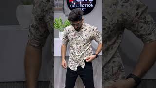 PREMIUM PRINTED HALF SHIRT viralshort viralshorts mensfashion thesonucollection [upl. by Yeltrab]