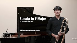 Sonata in F Major For Trombone 1st 2 nd mvnt By Benedetto Marcello [upl. by Ella]