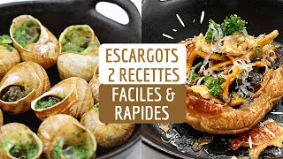 Les escargots en persillade  La tartelette aux escargots [upl. by Etnuad22]