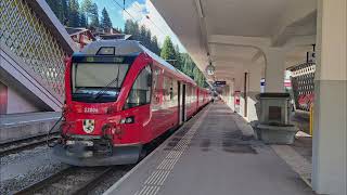 Rhätische Bahn Chur  Arosa line 23072024 [upl. by Jacynth]