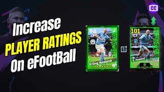 How to Increase efootball Player Ratings  Rank up players in eFootball 2024 [upl. by Nageet386]