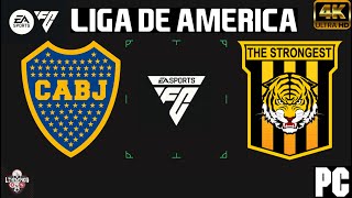 BOCA JUNIORS VS THE STRONGEST  LIGA DE AMERICA FC 24 [upl. by Arhas]