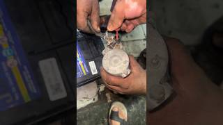 Starter Motor Checking Without Car  How To Check Starter Motor  youtube mechanic automobile [upl. by Hatfield]