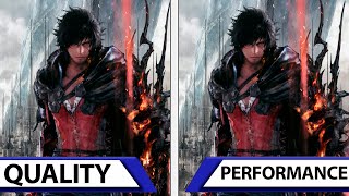 Final Fantasy XVI  Quality VS Performance  PS5 Modes Comparison amp Framerate  DEMO [upl. by Baalbeer]