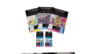 Spectrum Noir Colorista Coloring Pads with Markers Set [upl. by Wadleigh]