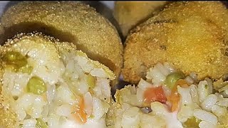 Arancini con risotto avanzato [upl. by Pesek]