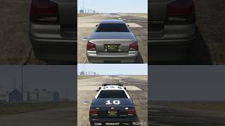 GTA ONLINE  POLICE STANIER LE CRUISER VS UNMARKED CRUISER shorts [upl. by Areht]