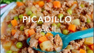 CÓMO HÁCER PICADILLO fácil amp delicioso  Recetas fáciles Pizca de Sabor [upl. by Peppard]