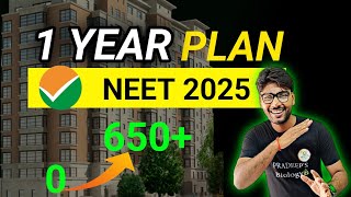 One Year Plan For Neet 2025  Complete Road map for neet 2025 neet2025 pradeepsbiology [upl. by Shu]