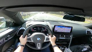 BMW M850i 530 HP Driving in Summer [upl. by Eelime977]