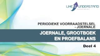 PERIODIEKE VOORRAADSTELSEL JOERNALE   4 JOERNALE GROOTBOEK EN PROEFBALANS [upl. by Melina416]