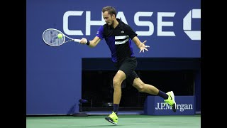 Daniil Medvedevs stunning crosscourt forehand winner  US Open 2020 Hot Shots [upl. by Ekihc360]