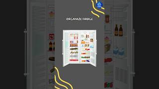 Organize Fridge shorts hacks diy fridge fridgestorage [upl. by Ariew]