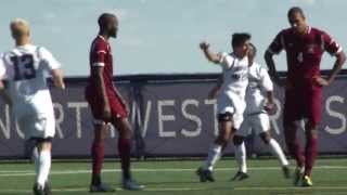 Northwestern Mens Soccer vs Farleigh Dickinson 92213 [upl. by Ahsropal]