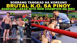 Napakatangkad na Koreano Brtal KO sa Batang Pinoy New World Champion [upl. by Draude]