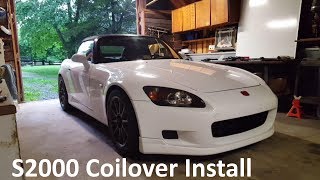 How To Properly Install Fortune Auto Coilovers  Honda S2000 Project Build  Ep 17 [upl. by Holzman]