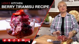 Berry Tiramisù  Classic Italian Desserts [upl. by Viddah]