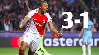 Manchester City vs Monaco 13 66 All Goals amp Extended Highlights  UCL 150317 HD [upl. by Lucho]