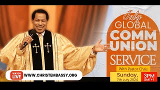 LIVE Global Communion Service with Pastor Chris  JULY 2024 [upl. by Ahsaetan]