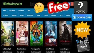 How To Download Movies in Hdmoviespoint Website [upl. by Ynatil800]