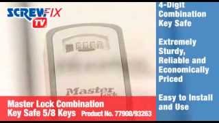 Screwfix Master Lock Combination Key Safe [upl. by Lisan]