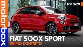 Fiat 500X Sport 2020  Assetto più rigido cerchi da 19quot e dettagli sportivi [upl. by Eelrebmyk]