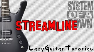 Lazy Streamline guitar tutorial System of a Down [upl. by Valaria]