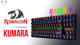 ОБЗОР БЮДЖЕТНОЙ МЕХАНИКИ REDRAGON KUMARA K552 RAINBOW [upl. by Leihcey]