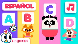 Canción del ABECEDARIO en ESPAÑOL 🔤🎶 Canciones Infantiles  Lingokids [upl. by Magel638]