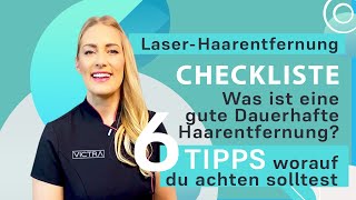 Checkliste Dauerhafte Haarentfernung 6 wichtige Tipps [upl. by Storer]