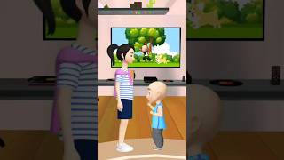 Gara2 nonton TV Ipin panik Upin dikejar anjing shorts [upl. by Onnem692]