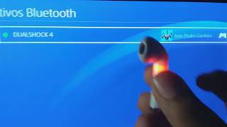 ensinar colocar o fone bluetooth no ps4 [upl. by Eednim]