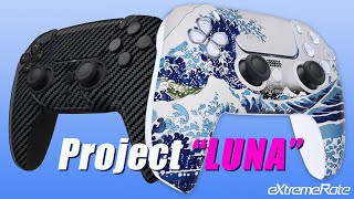 Redesigned PS5 Controller Front Shell LUNA Installation Guide  eXtremeRate [upl. by Meerek]