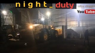 night duty BharatBenz mining truck full vlog video nilya vlogger [upl. by Hewet]