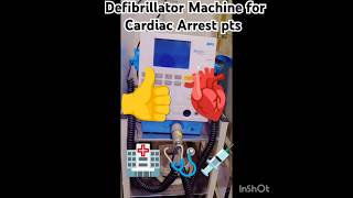 Defibrillator for cardiac Arrest ptsicu icucciolidicarlotta icunurse shortvideo hospitalstaff [upl. by Acirt]