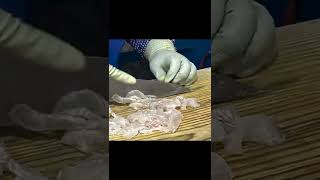 street food asmr food fish cutting korean food asian seafood sashimi making video shorts 061022 13 [upl. by Amian]