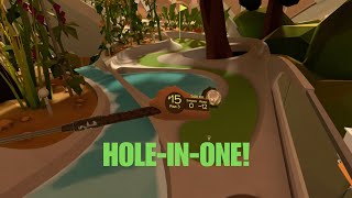 Walkabout Mini Golf  HoleInOne  Mars Gardens  Hole 15 golf gaming psvr2 [upl. by Ojyllek128]