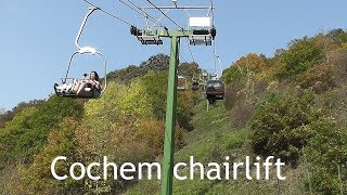 GERMANY Cochem chairlift  Sesselbahn [upl. by Nnylf955]