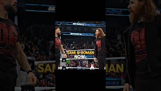 Sami Zayn amp Roman Reigns Now Vs Then Edit 🥹  S Editz [upl. by Enyawed]