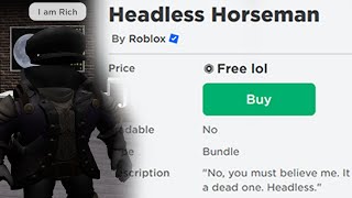 The FREE Headless Horseman Incident Roblox [upl. by Lull882]