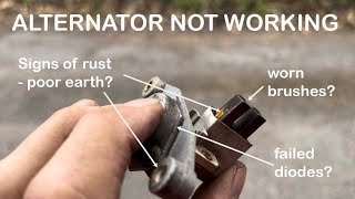 Mercedes R107 Alternator and voltage regulator putting out less than 14v Fix [upl. by Freudberg]