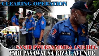 🔴 SANIB PWERSA MMDA AND HPG YARI PASAWAY  CLEARING OPERATION [upl. by Gone]