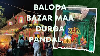 youtube ytshorts Chhattisgar raipur durgapooja balodabazar durgapandal viralvideo [upl. by Adnicul527]