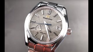 Grand Seiko Spring Drive Four Seasons quotWinterquot SBGA415 Grand Seiko Watch Review [upl. by Yuh502]