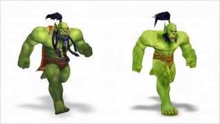 Warlords of Draenor  New Character Models and Animations [upl. by Sweatt292]