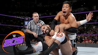 Akira Tozawa vs Ariya Daivari WWE 205 Live July 11 2017 [upl. by Shuping]